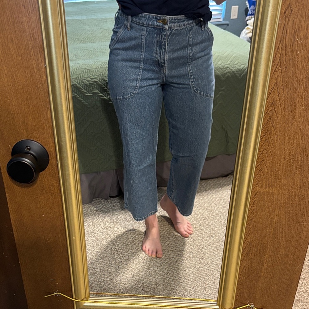 J Crew Slim Wide-Leg Jeans